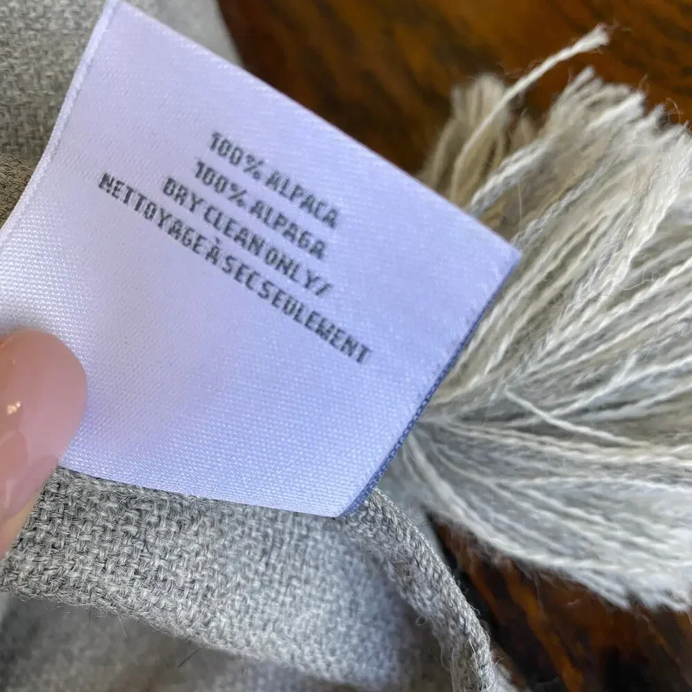 $150 NWT Restoration Hardware Alpaca Wool Lumbar Pillow Sham 13 x 21